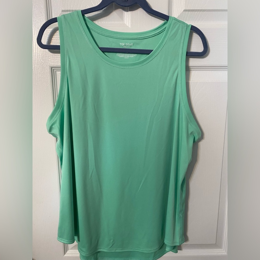 Tek Gear Mint Green Tank Top XXL never worn